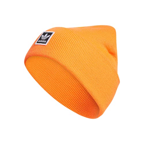 adidas Originals Tall Utility Cuff Beanie, Signal Orange, One Size von adidas Originals