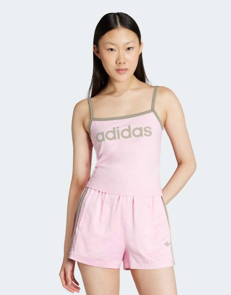 adidas Originals - Tanktop in authentischem Rosa von adidas Originals