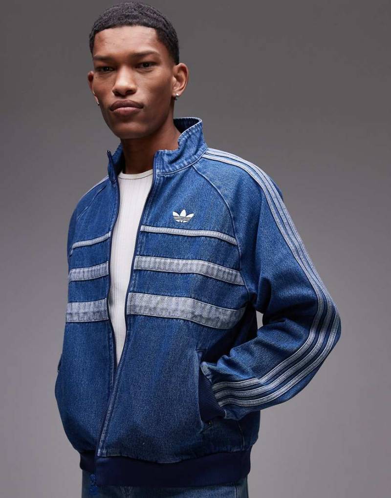 adidas Originals - Trainingsoberteil in Denim-Blau adidas Originals - Trainingsoberteil in Denim-Blau von adidas Originals