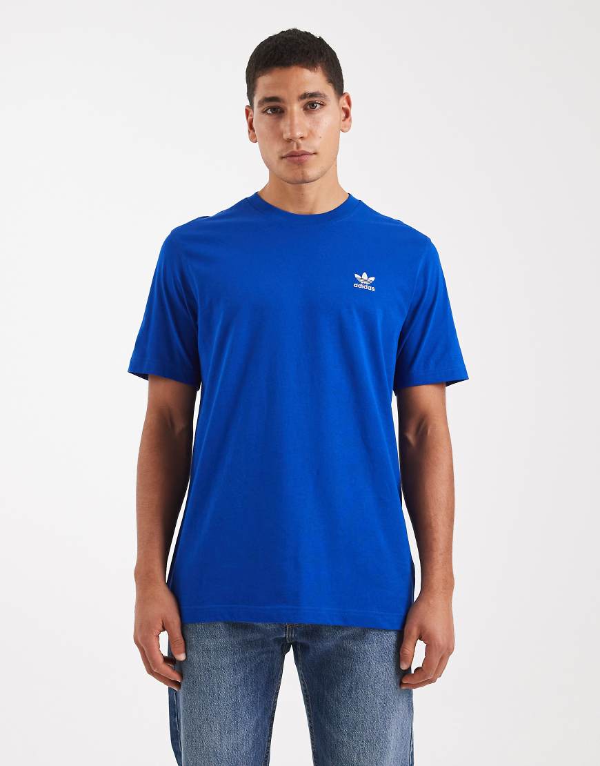 adidas Originals - Trefoil Essentials - T-Shirt in College-Royal mit Dreiblatt-Logo-Blau von adidas Originals