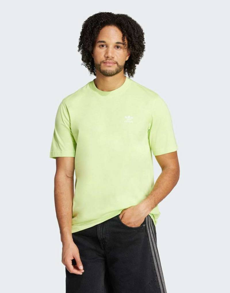 adidas Originals - Trefoil Essentials - T-Shirt in Pulse-Limette-Grün von adidas Originals