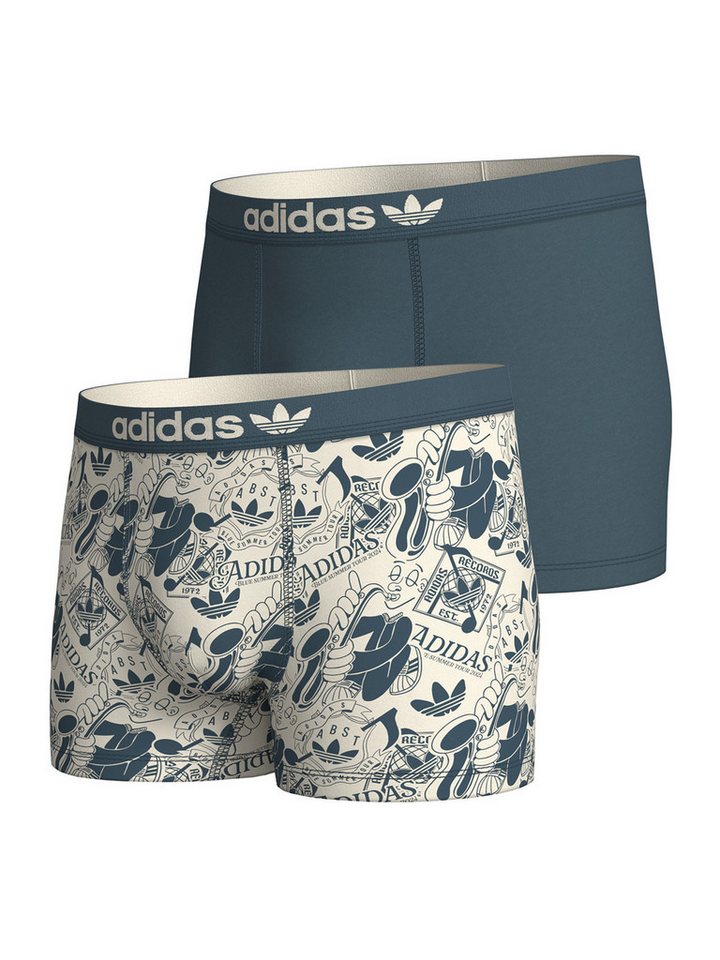 adidas Originals Trunk Comfort Flex Cotton Print (2-St) unterhose männer boxershort von adidas Originals