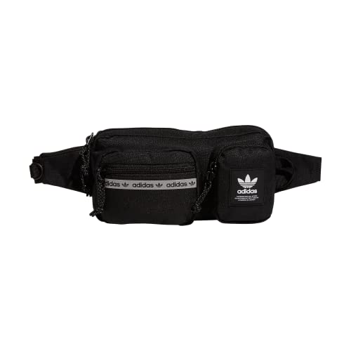 adidas Originals Unisex-Erwachsene Originals Rectangle Crossbody Bag Umhängetasche, Schwarz/Weiß von adidas Originals