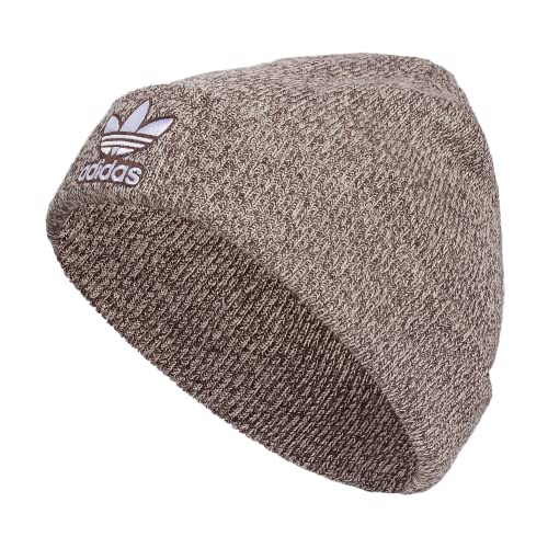 adidas Originals Unisex Originals Trefoil Beanie, Wonder Beige/Wonder White/Shadow Brown, one_Size von adidas Originals