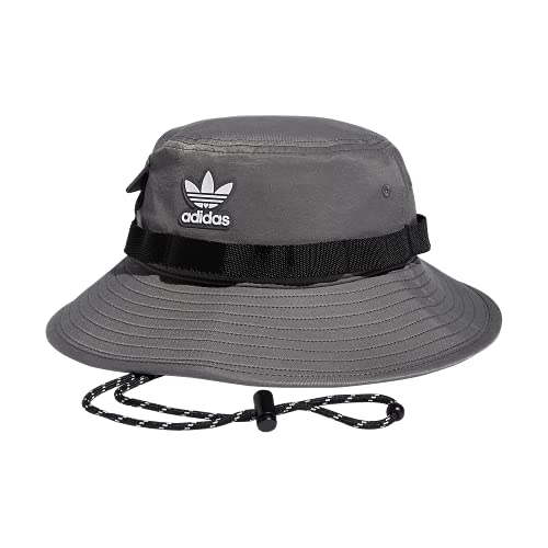 adidas Originals Utility Boonie Bucket Hat, Graphite/White, One Size von adidas Originals