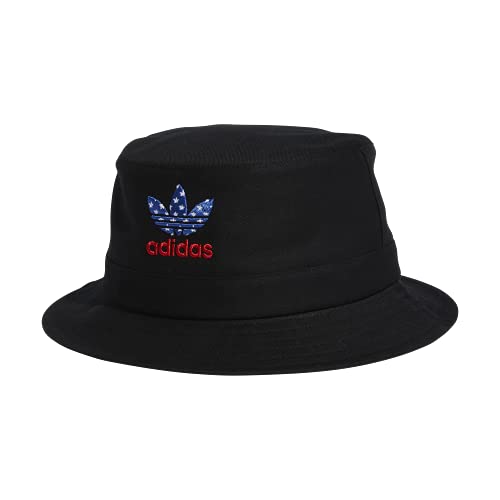 adidas Originals Washed Bucket Hat, Black, One Size von adidas Originals