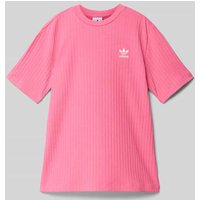 adidas Originals Wide Fit T-Shirt in Ripp-Optik in Pink, Größe 140 adidas Originals Wide Fit T-Shirt in Ripp-Optik in Pink, Größe 140 von adidas Originals