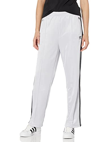 adidas Originals Women's Adicolor Classics High Shine Straight Leg Track Pants, Matte Silver, Large von adidas Originals