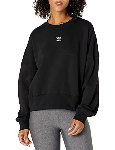 adidas Originals Women's Adicolor Essentials Fleece Sweatshirt, Black, Large von adidas Originals