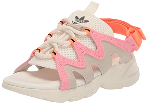 adidas Originals Women's Astir Sandals Sport, White/Super Pop/Wonder Quartz, 10 von adidas Originals