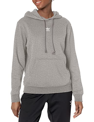 adidas Originals Women's Plus Size Adicolor Essentials Fleece Hoodie, Medium Grey Heather, 1X von adidas Originals