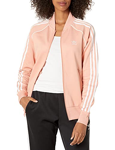 adidas Originals Women's Primeblue Superstar Track Jacket, Ambient Blush, Small von adidas Originals