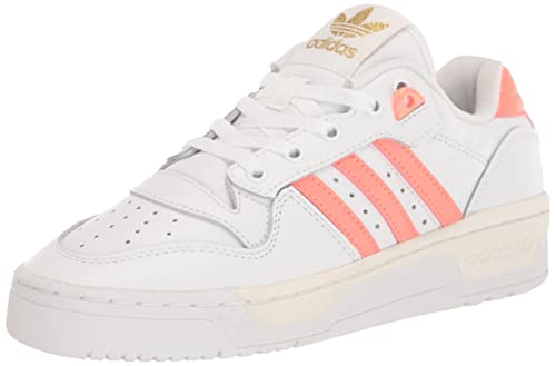 adidas Originals Women's Rivalry Low Sneaker, White/Coral Fusion/Gold Metallic, 11 von adidas Originals