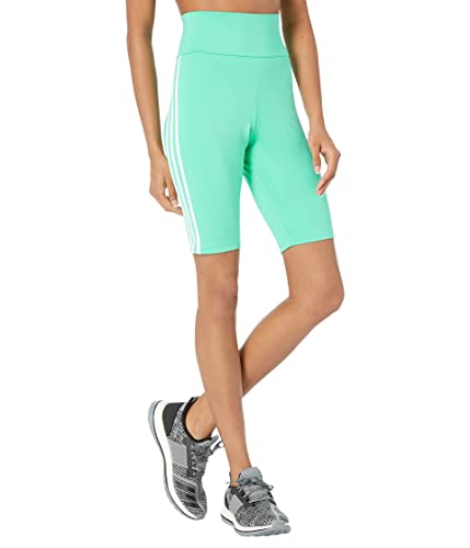 adidas Originals Womens Adicolor Classics High-Waisted Short Tights, Green (Primeblue), Medium von adidas Originals