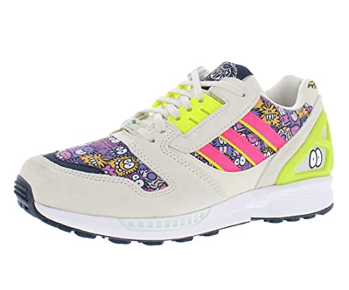 adidas Originals Zx 8000 Herrenschuhe, Kreideweiß/Solar Pink/Gelb, 42 EU von adidas Originals