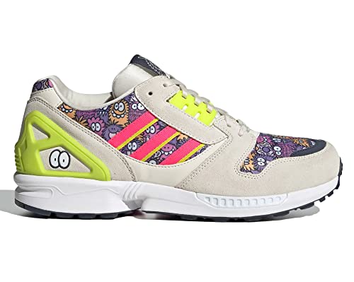 adidas Originals Zx 8000 Herrenschuhe, Kreideweiß/Solar Pink/Team Semi Sol Gelb, 43 EU von adidas Originals