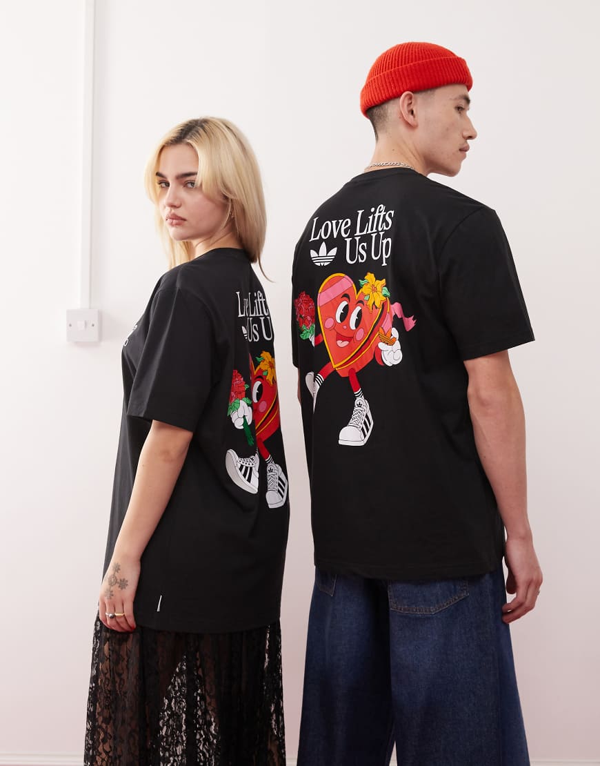 adidas Originals x Made By Nelson - T-Shirt in Schwarz von adidas Originals