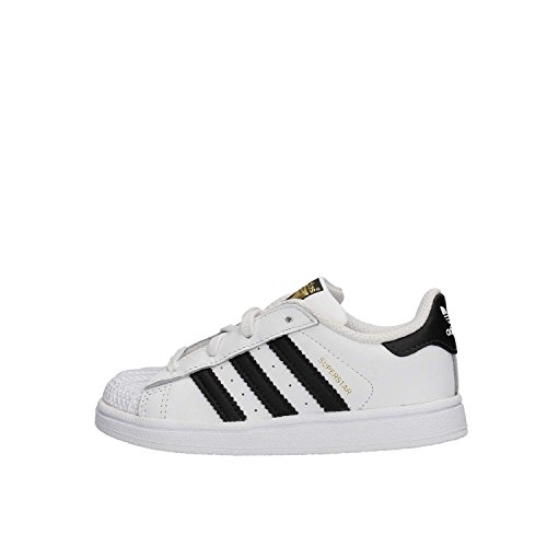 adidas Unisex Baby Superstar Hausschuhe, Weiß Footwear White Core Black Core Black, 21 EU von adidas