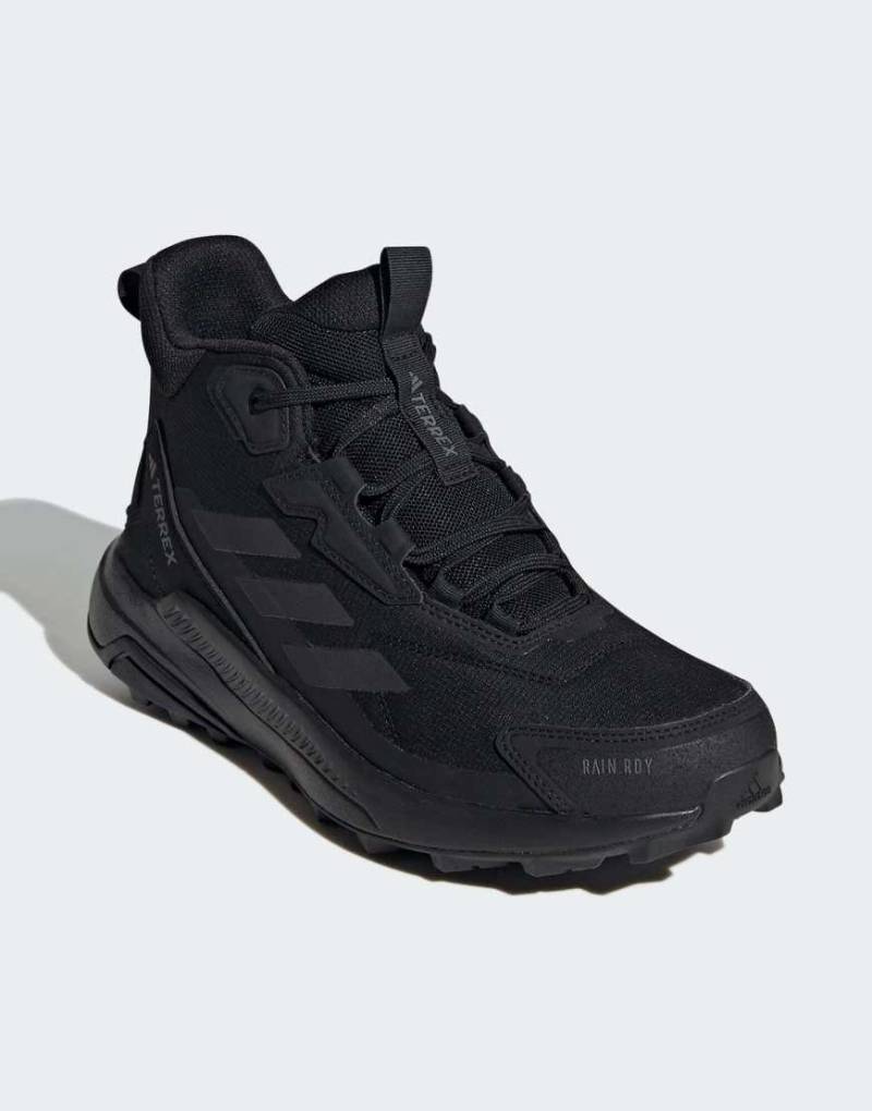 adidas - Terrex Anylander Mid RAIN. RDY - Wanderschuhe in Core-Schwarz / Core-Schwarz / Grau von adidas