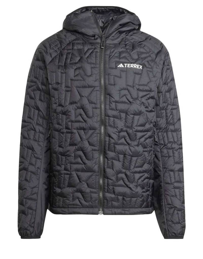 adidas - Terrex Xperior Primaloft - Isolierte Kapuzenjacke in Schwarz mit lockerer Füllung von adidas