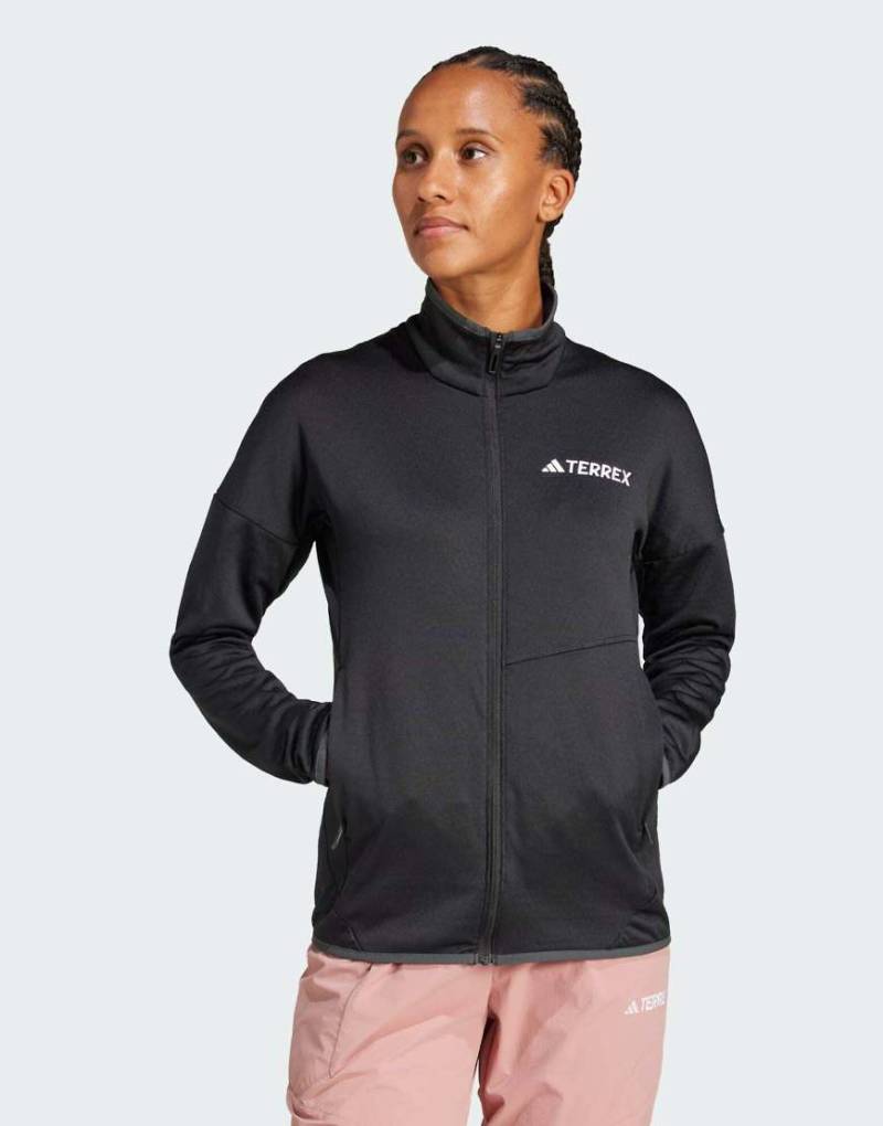 adidas Terrex - xperior climawarm - Leichte Fleece-Jacke in Schwarz von adidas