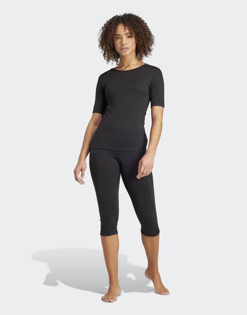 adidas - Xperior merino 200 - 3/4-Baselayer-Leggings in Schwarz von adidas