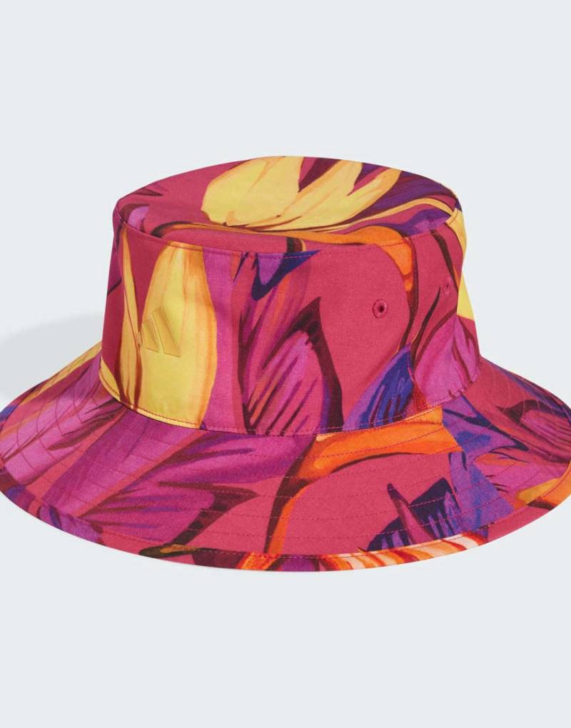adidas x FARM - Hochwertiger Anglerhut in Bunt und Bold Pink von adidas