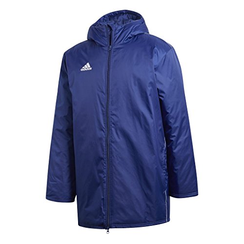 adidas Fußball - Teamsport Textil - Coachjacken Core 18 Stadium Jacket Jacke blauweiss XS von adidas