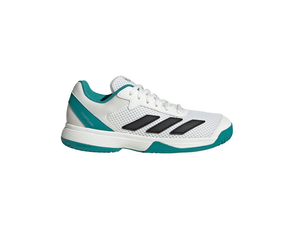 adidas Performance Courtflash Allcourt 2025 weiss/tealblau Jungen Tennisschuh von adidas Performance