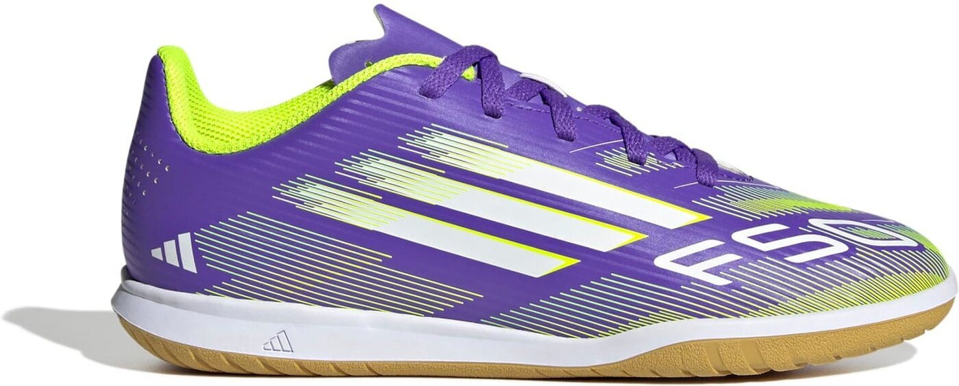 adidas Performance F50 CLUB IN J PURRUS/FTWWHT/LUCLEM Fußballschuh von adidas Performance