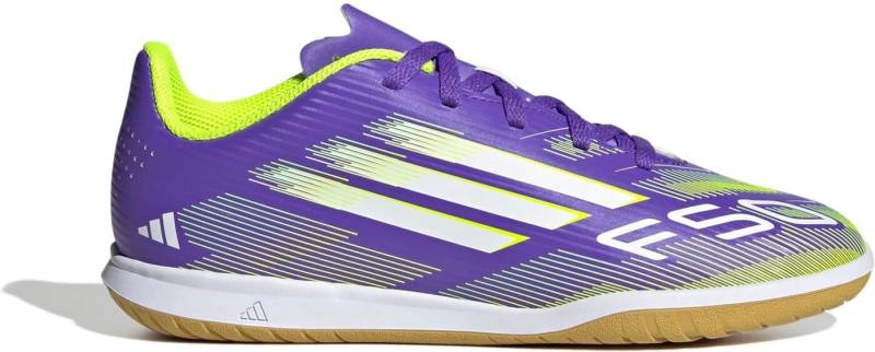adidas Performance F50 CLUB IN J PURRUS/FTWWHT/LUCLEM Fußballschuh von adidas Performance