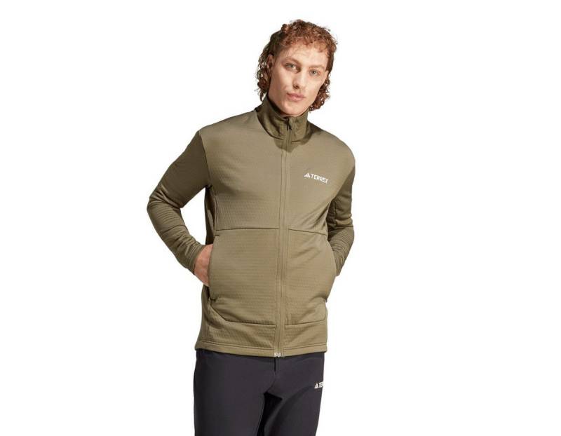 adidas Performance Fleecejacke Terrex Multi Light olivegrün Herren von adidas Performance