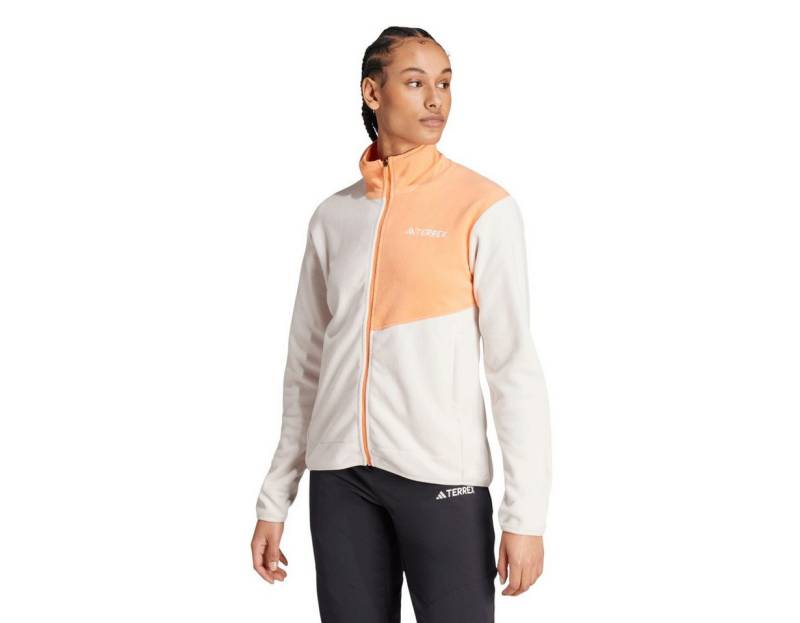 adidas Performance Fleecejacke Terrex Multi Full Zip beige/orange Damen von adidas Performance