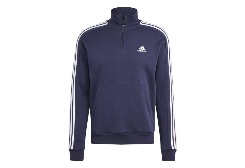 adidas Performance Fleecepullover adidas Herren Pullover Essentials 3S 1/4-Zip Sweatshirt von adidas Performance