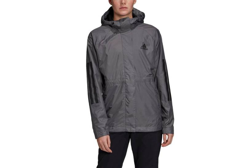 adidas Performance Funktionsjacke BSC 3S Wind grau Damen von adidas Performance