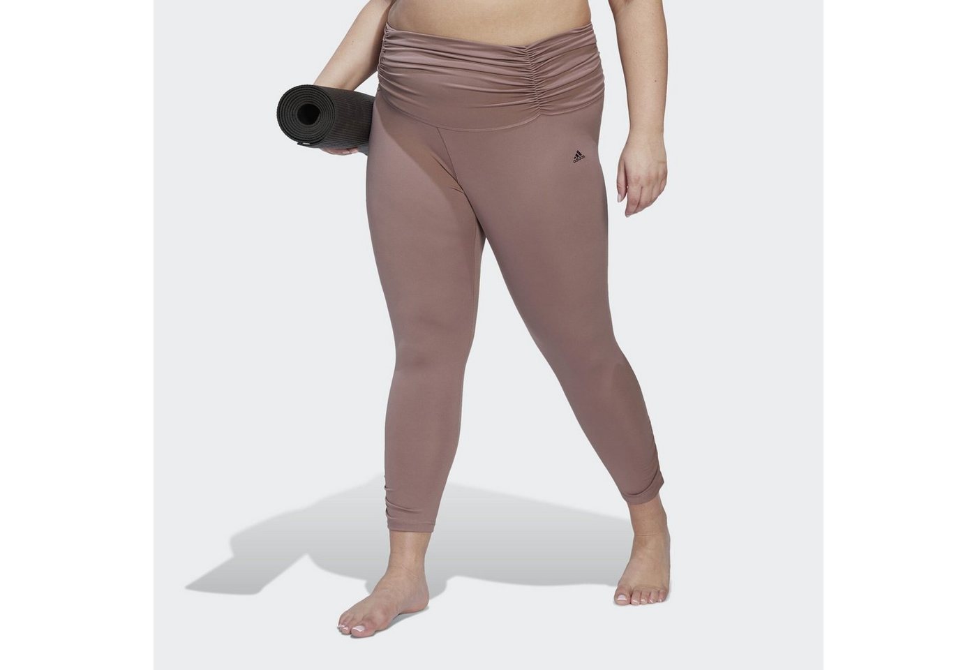 adidas Performance Funktionsleggings YOGA STUDIO GATHERED 7/8-LEGGINGS – GROSSE GRÖSSEN von adidas Performance