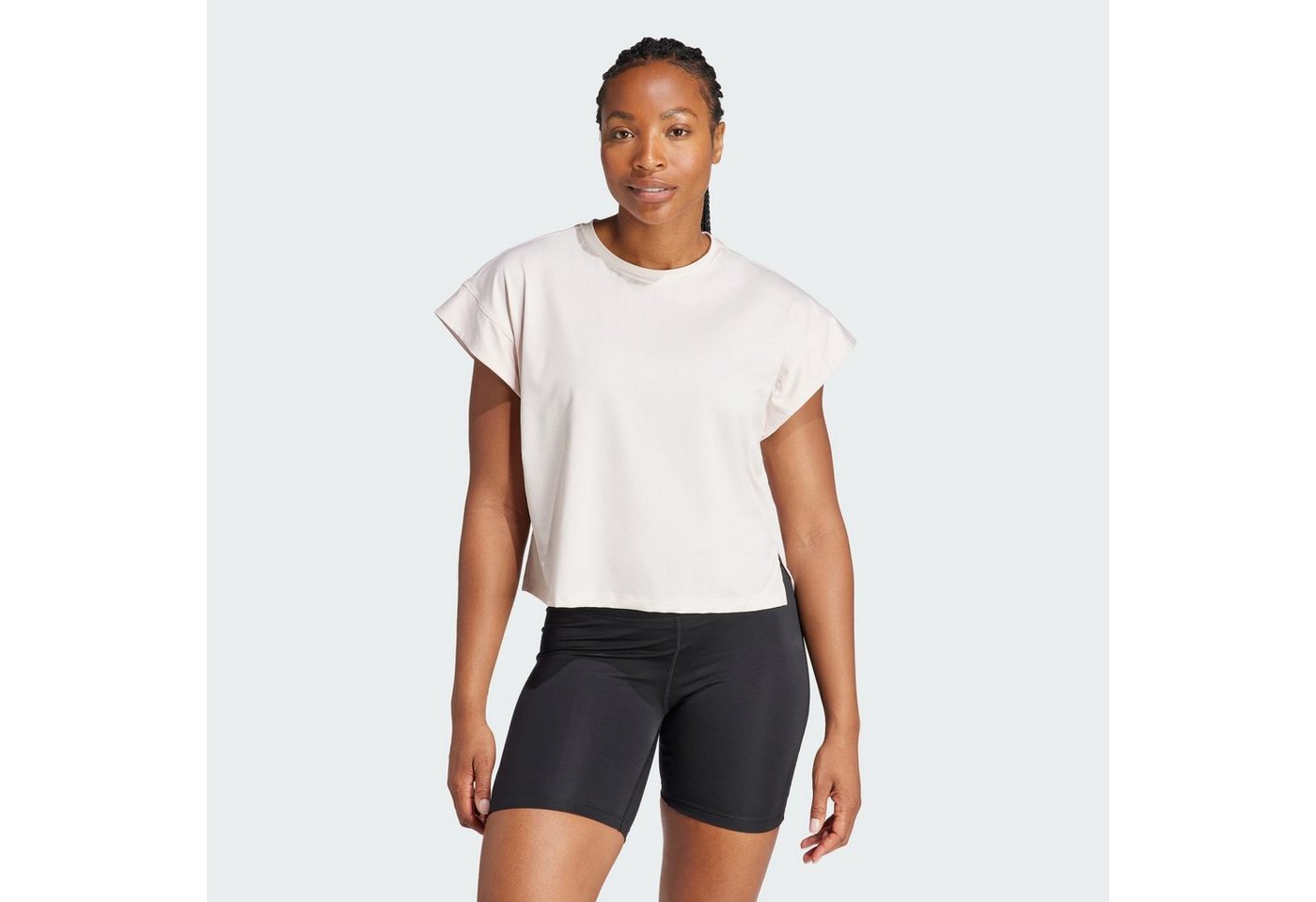 adidas Performance Crop-Top STUDIO T-SHIRT von adidas Performance