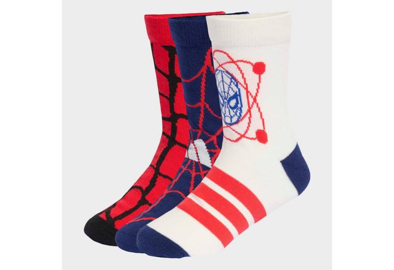 adidas Performance Funktionssocken LK MRVL SM 3PP für Kinder, mit Spider-Man Grafik von adidas Performance