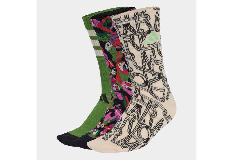 adidas Performance Funktionssocken W FARM 3PP für Erwachsene, urbanes Basketballplatz-Design von adidas Performance