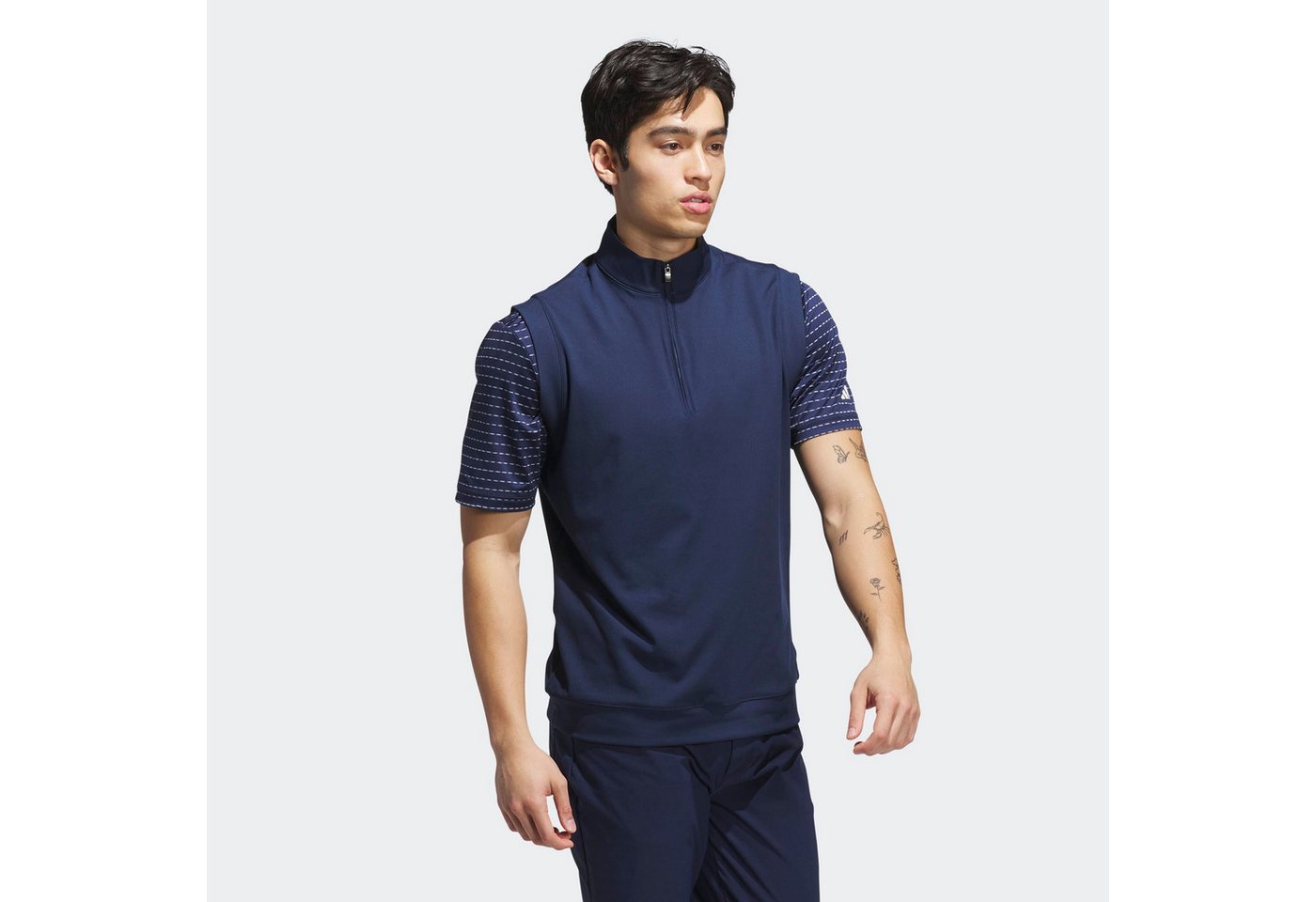 adidas Performance Funktionsweste ULT CLS QZ VST aus Polyester und Elasthan, sportlicher Stil, mit Reißverschluss von adidas Performance