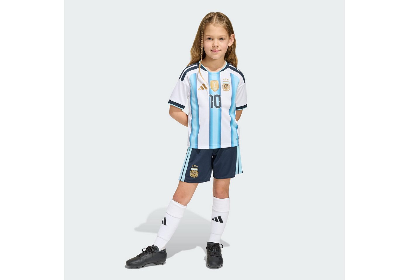 adidas Performance Fußballtrikot ARGENTINIEN 26 MESSI HEIM-SET KINDER (1-tlg) von adidas Performance