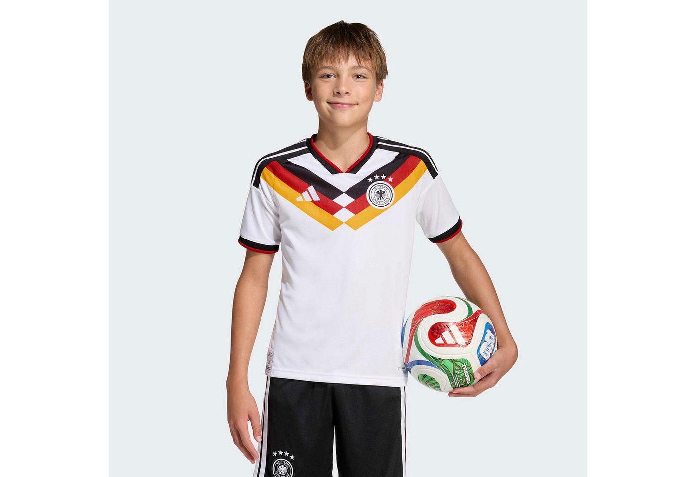adidas Performance Fußballtrikot Deutschland 26 Heimtrikot Replica DFB Trikot für Kinder Deutschland 2026 von adidas Performance