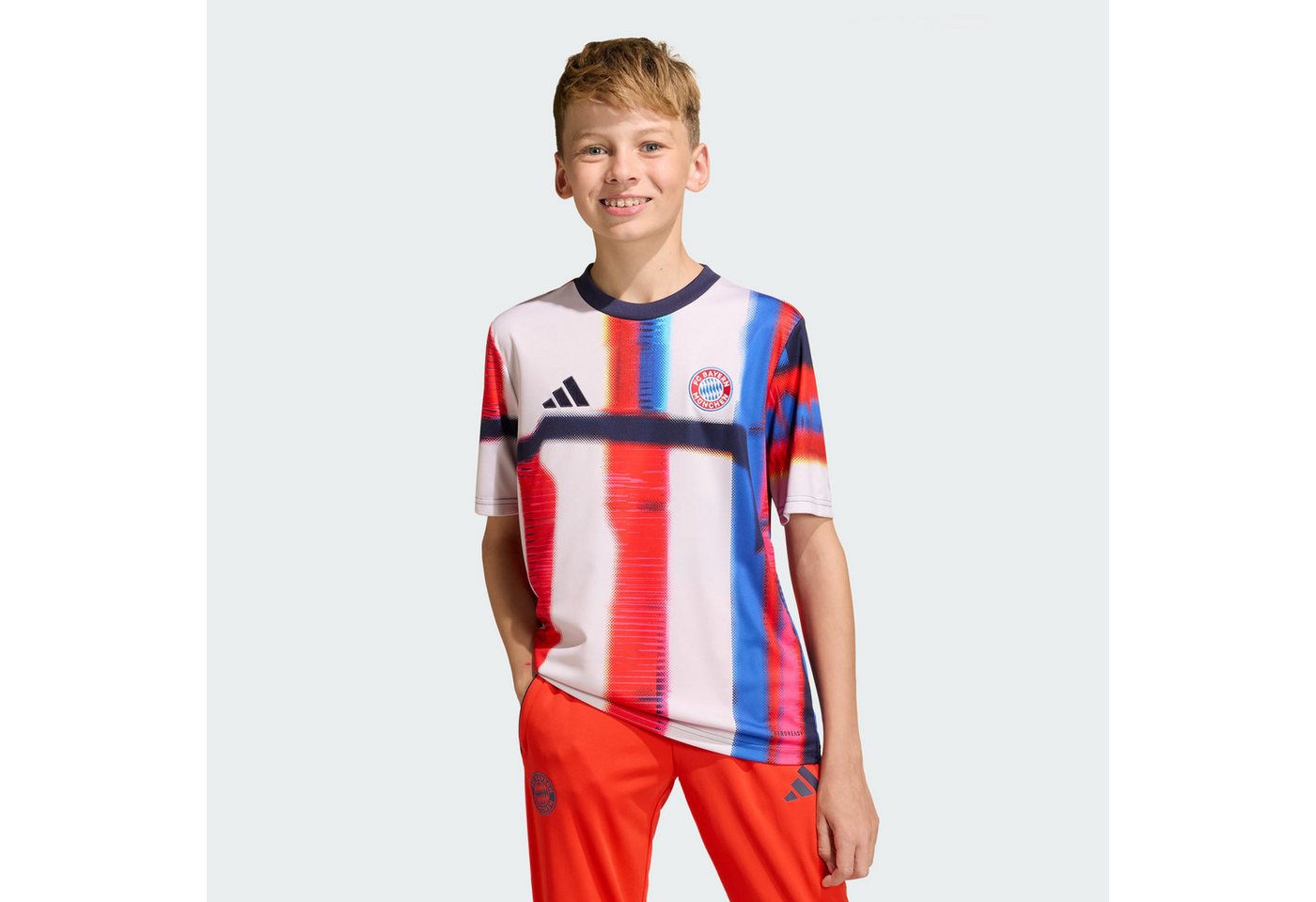 adidas Performance Fußballtrikot FC BAYERN SS26 PRE-MATCH TRIKOT KINDER (1-tlg) von adidas Performance