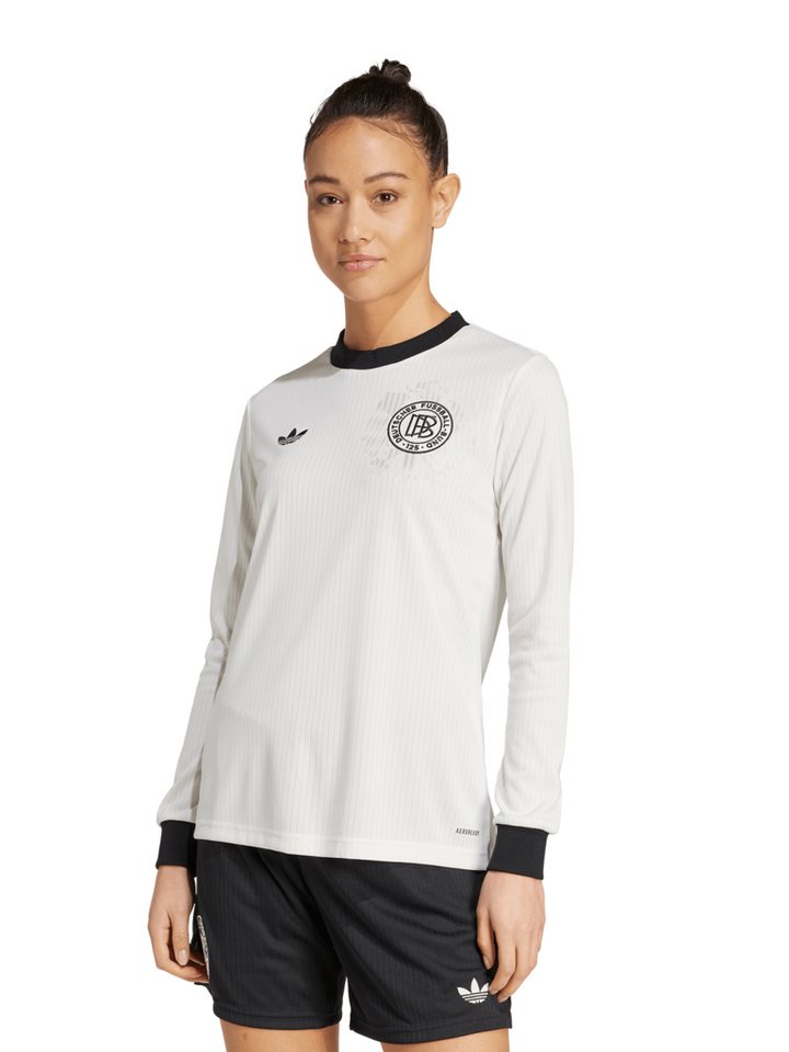 adidas Performance Fußballtrikot FC Bayern München, Langarmtrikot DFB Home 125 Jahre, Damen, Weiß von adidas Performance