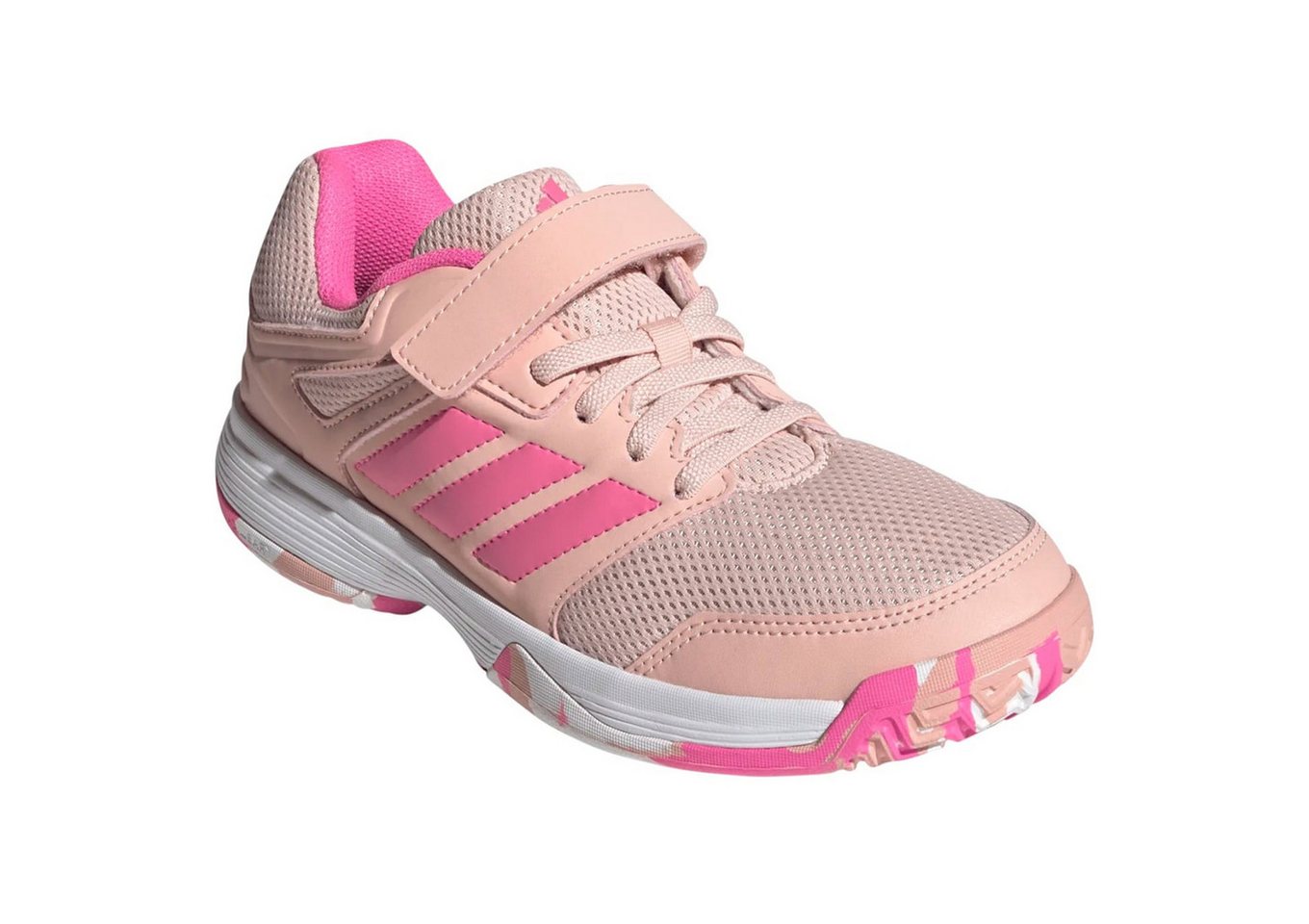 adidas Performance Hallen-Indoorschuhe Speedcourt Velcro rose/pink/weiss Mädchen Badmintonschuh von adidas Performance