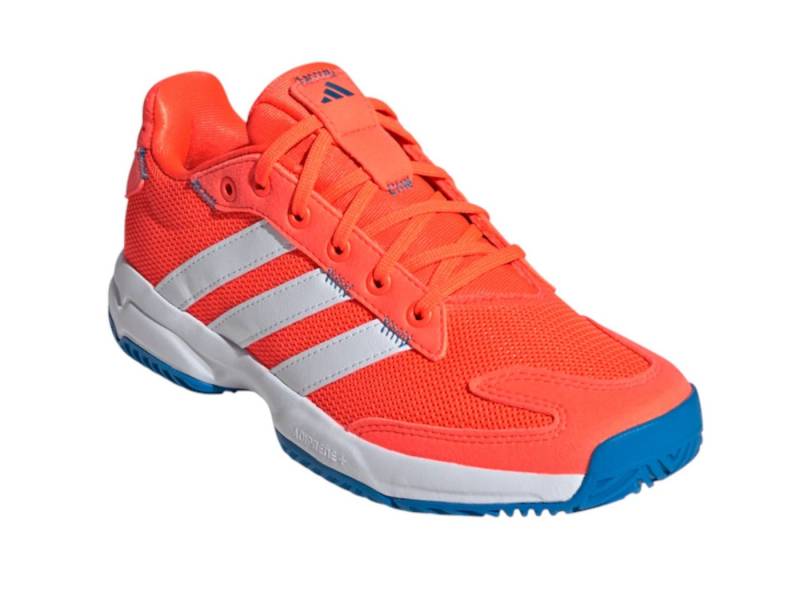 adidas Performance Hallen-Indoorschuhe Stabil 2025 rot/weiss/blau Kinder Badmintonschuh von adidas Performance