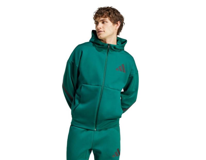 adidas Performance Kapuzenpullover Z.N.E. Zip-Hoodie (Baumwolle/Polyester) grün Herren von adidas Performance