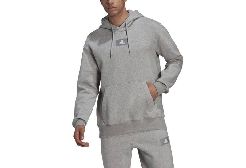 adidas Performance Kapuzenpullover Essentials Feelvivid Baumwolle grau Herren von adidas Performance