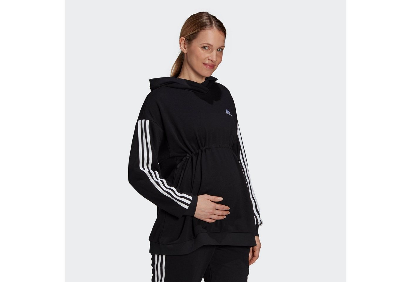 adidas Sportswear Kapuzensweatjacke ESSENTIALS COTTON 3-STREIFEN HOODIE – UMSTANDSMODE (1-tlg) von adidas Sportswear