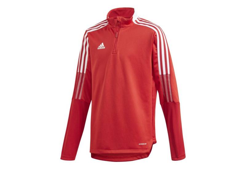 adidas Performance Langarmshirt Team Tiro 21 (Stehkragen, rec. Polyester) rot Jungen von adidas Performance